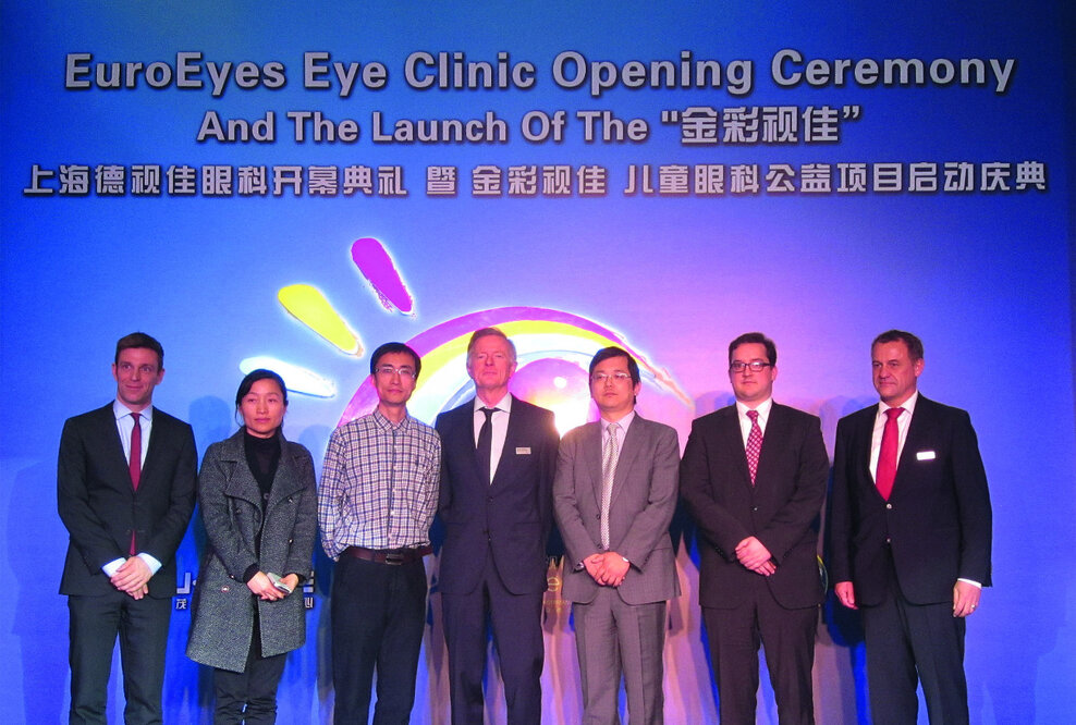 EuroEyes: Erste deutsche Augenlaserklinik eröffnet Standort in China
