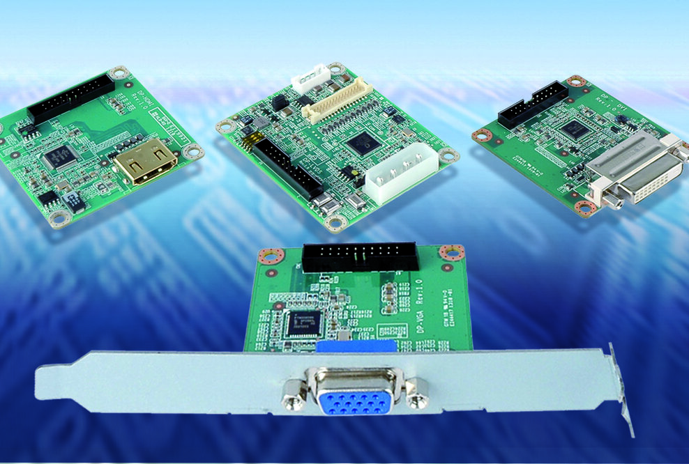 Display Port Umsetzer auf VGA, HDMI, LVDS und DVI
