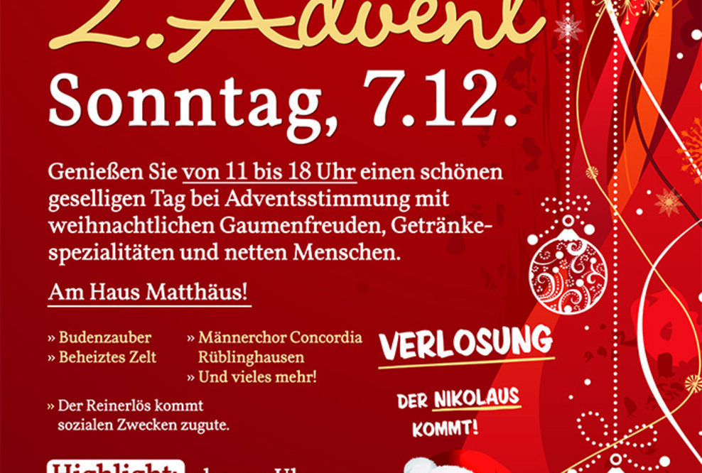 Nikolausmarkt lockt mit kurzweiligem Programm - Turmbläser sorgen für Adventsstimmung am Haus Matthäus