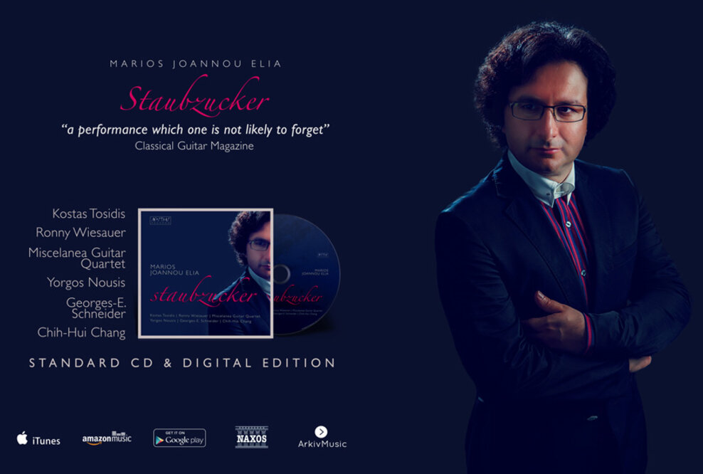 Marios Joannou Elias neue CD Staubzucker: Ein bahnbrechendes Album der Gitarrenmusik