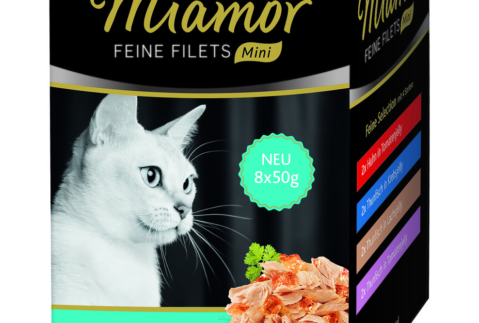 Miamor Feine Filets Mini - Immer frisch portioniert im praktischen 50g Frischebeutel