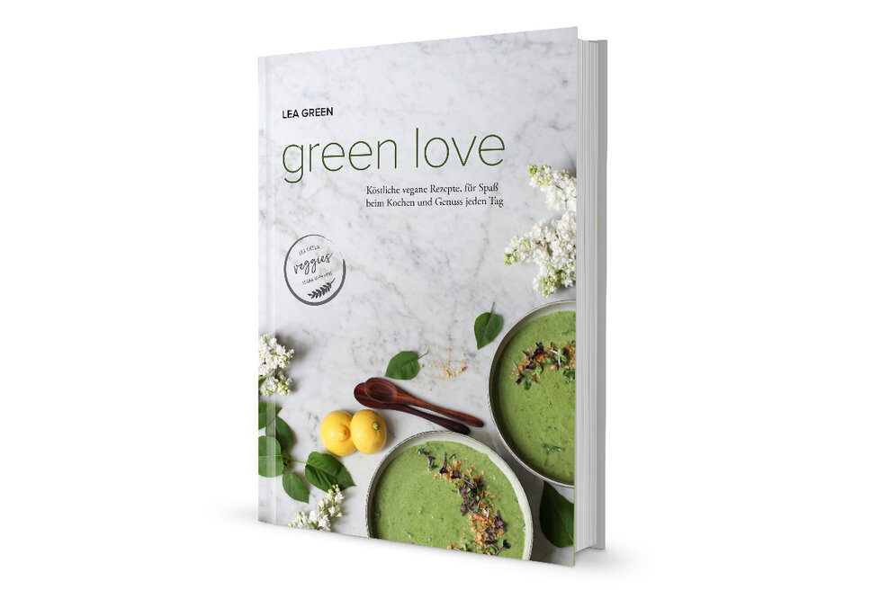 Druckfrisch auf dem veganen Kochbuchmarkt: Green Love – für Spaß beim Kochen und Genuss jeden Tag.