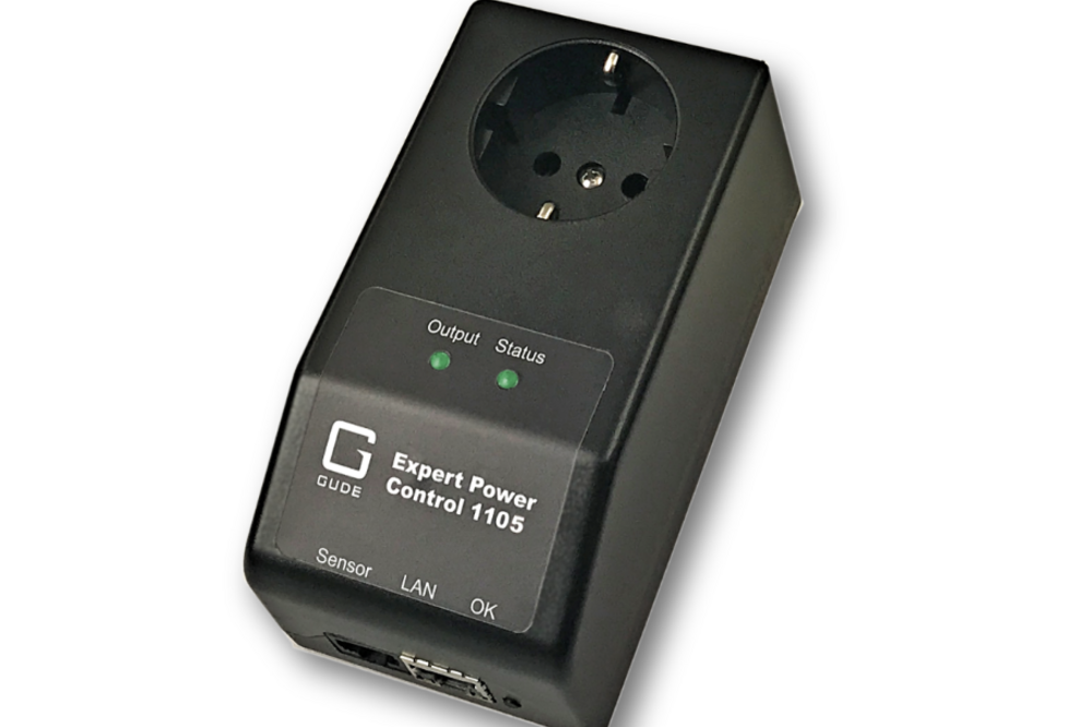 GUDE stellt die neue Expert Power Control 1104- und 1105-Serie vor: Eine IP-Steckdose für die Fernsteuerung von einem Verbraucher im IT-Netz