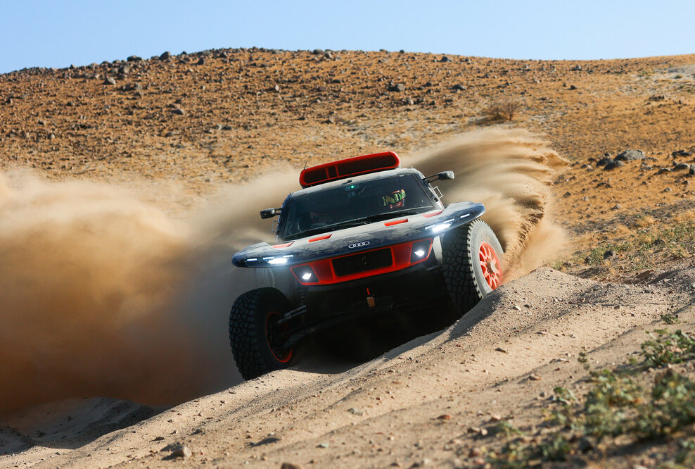 Dakar-Test Saudi-Arabien, Mai 2023 Audi RS Q e-tron