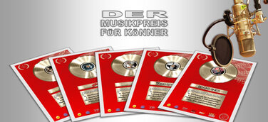 Deutschmusik Song Contest: Music Award „goldene Schallplatte“ 5 Mal vergeben