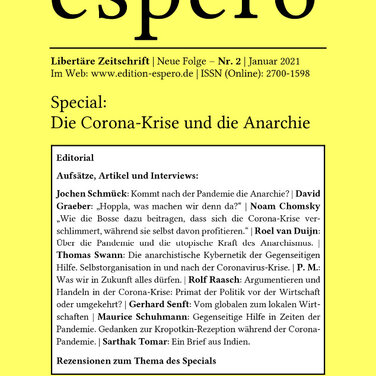 espero-Special: Die Corona-Krise und die Anarchie