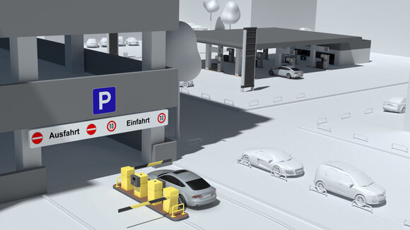 Audi Pilotprojekt: Parkplatz in Ingolstadt drahtlos bezahlen