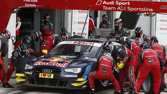Spannung pur: Audi RS 5 DTM in der Lausitz