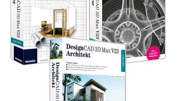 FRANZIS DesignCAD 3D MAX V23 - einfacher Einstieg in die 2D/3D-Konstruktion