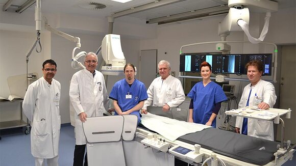 Neuer Hybrid-OP mit Angiographieanlage im Institut für Radiologie in Betrieb genommen