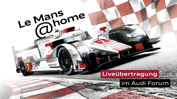Le Mans@home: 24-Stunden-Rennen live bei Audi in Neckarsulm