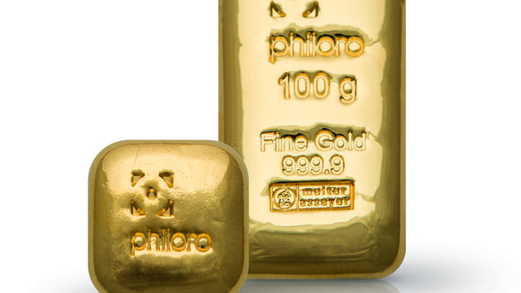 Ab sofort erhältlich: philoro Goldbarren 100 g und 1 oz gegossen