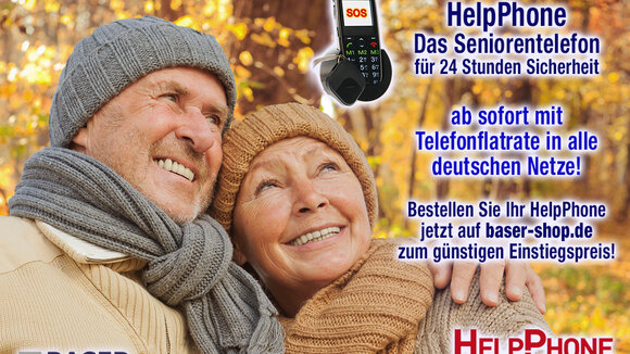 Sicherheit für Senioren mit dem HelpPhone Seniorentelefon