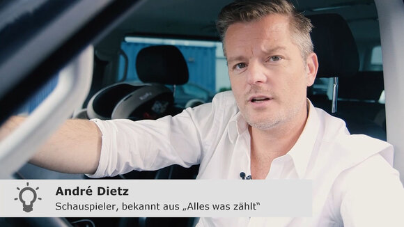 Video-Botschaft gegen Handynutzung am Steuer Schauspieler André Dietz unterstützt Kampagne BE SMART!