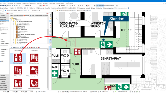 SPIRIT BrandSP – die einfache BIM CAD-Lösung für die Brandschutzplanung