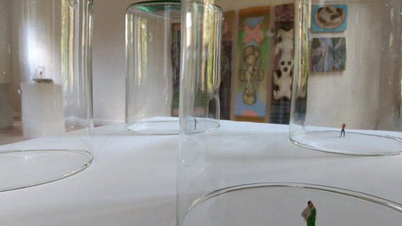 Kunstausstellung „GlasWerk" in Röderhof b. Halberstadt in Zusammenarbeit mit der Glasmanufaktur Harzkristall Derenburg