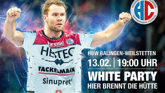 HC Erlangen: "White Party" gegen Balingen