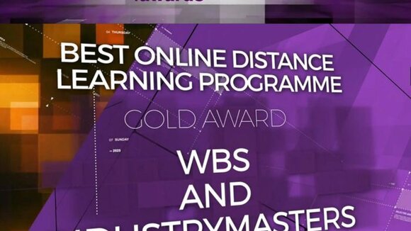 IndustryMasters und Warwick Business School erhalten Gold Award für das beste Online-Fernlernprogramm 2020