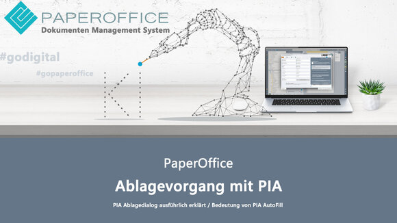 PaperOffice DMS, automatisierte Dokumenten Ablage mit KI PIA