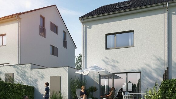 KSK-Immobilien vermittelt acht Einfamilienhäuser als Doppelhaushälften oder Reihenhäuser in Euskirchen