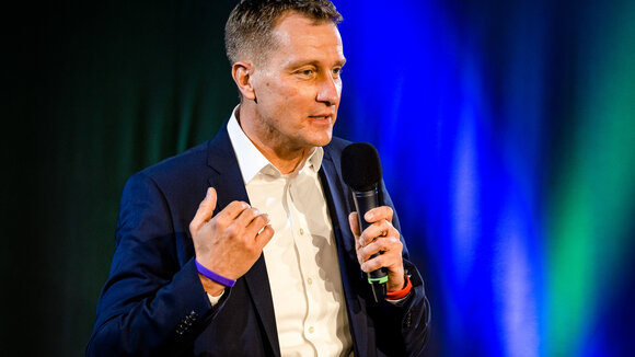 Redner Jens Newerla